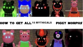 How To Get All 10 Mythical Piggy Morphs / Find The Piggy Morphs / Roblox