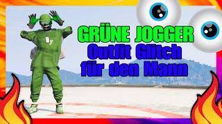 GRÜNE JOGGER+JERSEY Outfit Glitch...Für den Mann...