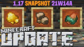 Minecraft 1.17 Snapshot 21w14a: RAW IRON, GOLD & COPPER (New Fortune Features)