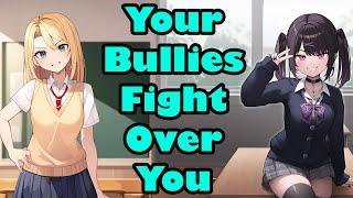 Your Bullies Fight Over You [F4M] [ASMR]