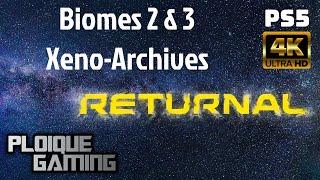 Returnal - Biome 2 & 3 Xeno-Archives with Timestamps on PS5 [4K Video]