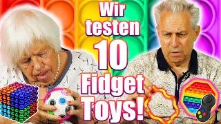 Senioren testen die 10(!) besten FIDGET TOYS - | Oma Geht Steil 