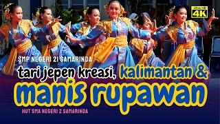 "KALIMANTAN & MANIS RUPAWAN", Tari jepen kreasi, SMP negeri 21 samarinda