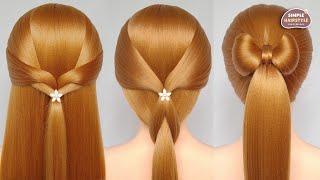 Easy Ponytail Hairstyle For Girls | Bow Hairstyle For Outgoing | Simple Hairstyle For Everyday