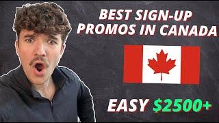 Easy $2,500: The Best Sportsbook Promotions & Sign-Up Bonuses in Canada