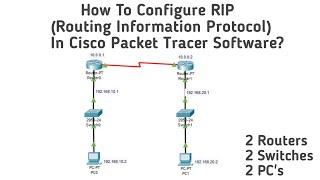 How To Configure RIP (Routing Information Protocol) In Cisco Packet Tracer Software? | In [Hindi]