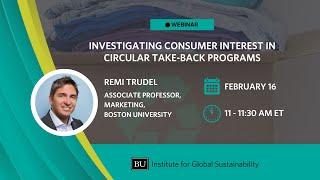 Investigating Consumer Interest in Circular Take-Back Programs