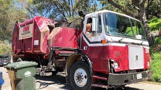 Old Volvo Rapid Rail Garbage Trucks from UWS