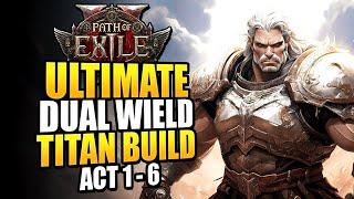 Path of Exile 2 Titan Warrior Leveling Build - DESTROY Act 1-6 With HUGE Damage