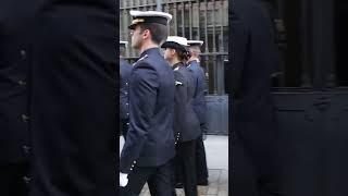 La princesa LEONOR participa en la procesión de la Galeona antes de zarpar #shorts