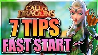 Get a fast start [7 tips & tricks] Call of Dragons Beginner's Guide