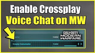 How to Turn on CrossPlay Voice Chat on Call of Duty Modern Warfare or WARZONE (EASY METHOD!)