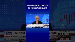 Tim Walz ignores reporter questions, dashes away from reporters in PA #shorts