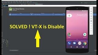 How to fix vt-x is disabled in the BIOS Android Studio