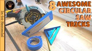 8 Awesome Circular Saw Tricks | In 60 Seconds #shorts