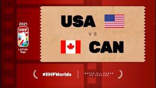 Highlights | USA vs CANADA | #IIHFWorlds 2021