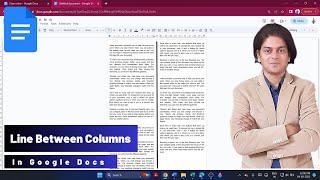 How to draw lines between columns in google docs? #googledocstutorial