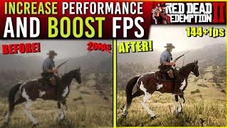 Red Dead Redemption 2 Guide: How to BOOST FPS and OPTIMISE Performance (Fix LAG & Stutters)
