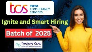 TCS Recruitment for Freshers | TCS Smart Hiring for 2025 Batch | TCS Off Campus Drive for 2025 Batch