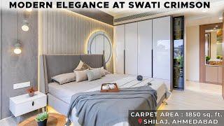 Inside a 4BHK Luxurious Apartment at Swati Crimson In Ahmedabad | Designed by Ar. Prashant Parmar