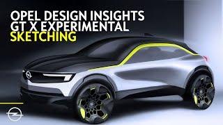 Opel GT X Experimental | Design Insights | Live Sketching