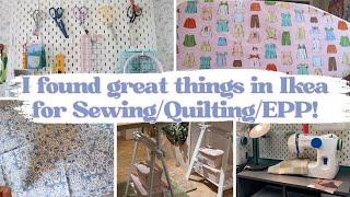 What does Ikea have for Sewing/Quilting/EPP? - IKEA EPP Hack at the end!