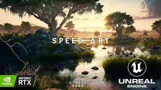 Speed Level Design | Forest Wetlands | Unreal Engine 5.2