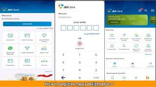 j&k bank mpay delight plus install and register | #mpay #delight #plus @fuzailtech9739