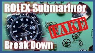 ZZF V3 fake ROLEX Submariner breakdown & servicing