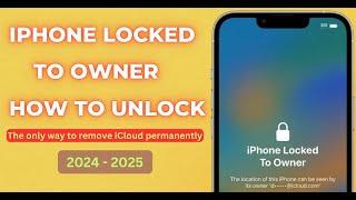 iCloud Unlock iPhone Locked To Owner How To Bypass iOS 18.2 and IOS 18.1.1