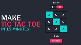 Beautiful Tic Tac Toe game using HTML, CSS and JavaScript - Code Hawk