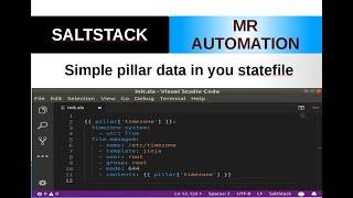 Saltstack E14 (Pillar data)