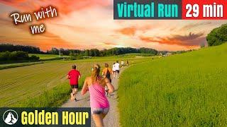 Golden Hour  Switzerland Wonderland | Virtual Run #118