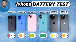 ULTIMATE iPhone Battery DRAIN Test! - 2024