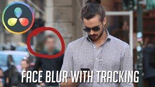 How to Blur Out a Face with Movement Tracking | DaVinci Resolve 16
