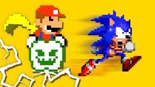 LOKMAN: SUPER MARIO VS SONIC The Hedgehog SMASH BROS Official GAME Animation