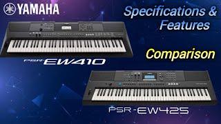 Yamaha PSR-EW410 VS PSR-EW425 Full Comparison