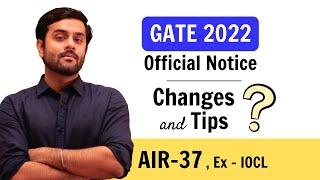 How GATE 2022 is different from GATE 2021 - Official Information | All branches