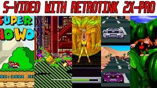 SNES S-Video with RetroTINK2x-Pro capturing on ElgatoHD60S