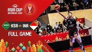 Saudi Arabia  - Indonesia  | Basketball Full Game - #FIBAASIACUP 2022