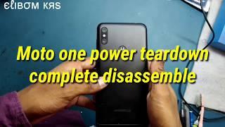 Moto one power-xt1942 teardown disassemble-SharukMobile ripearing