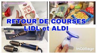 RETOUR DE COURSES. ALDI & LIDL 22 décembre 2024