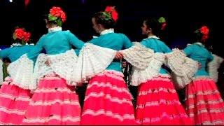 Paraguayan girl performing an impressive Bottle Dance