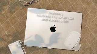 Macbook Pro 16" M1 Max 1TB (Silver) | Accessories | Unboxing #vlog #apple #macbookpro #laptop