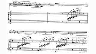 Grazyna Bacewicz - Witraz (Vitrail) for Violin and Piano (1932) [Score-Video]