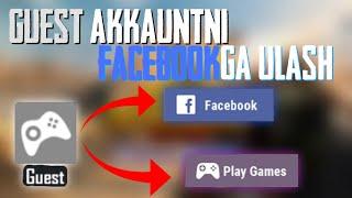 GUEST AKKAUNTNI PLAY GAMESGA ULASH | PUBG MOBILE UZ