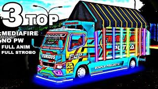 3 TOP MOD BUSSID TRUCK CANTER FULL STROBO LINK MEDIAFIRE NO PW | MOD BUSSID TERBARU TRUCK CANTER