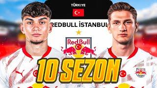 REDBULL İSTANBUL'U KURDUM! 10 SEZON BOYUNCA YÖNETTİM! REBUILD! FC 25 KARİYER MODU