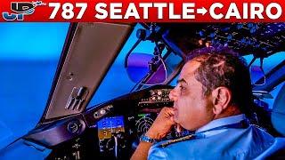 Egyptair Boeing 787-9 Cockpit Seattle to Cairo