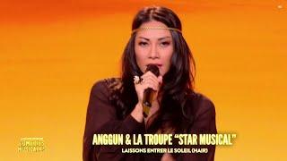 Anggun performing Laissons Entrer Le Soleil (Hair)